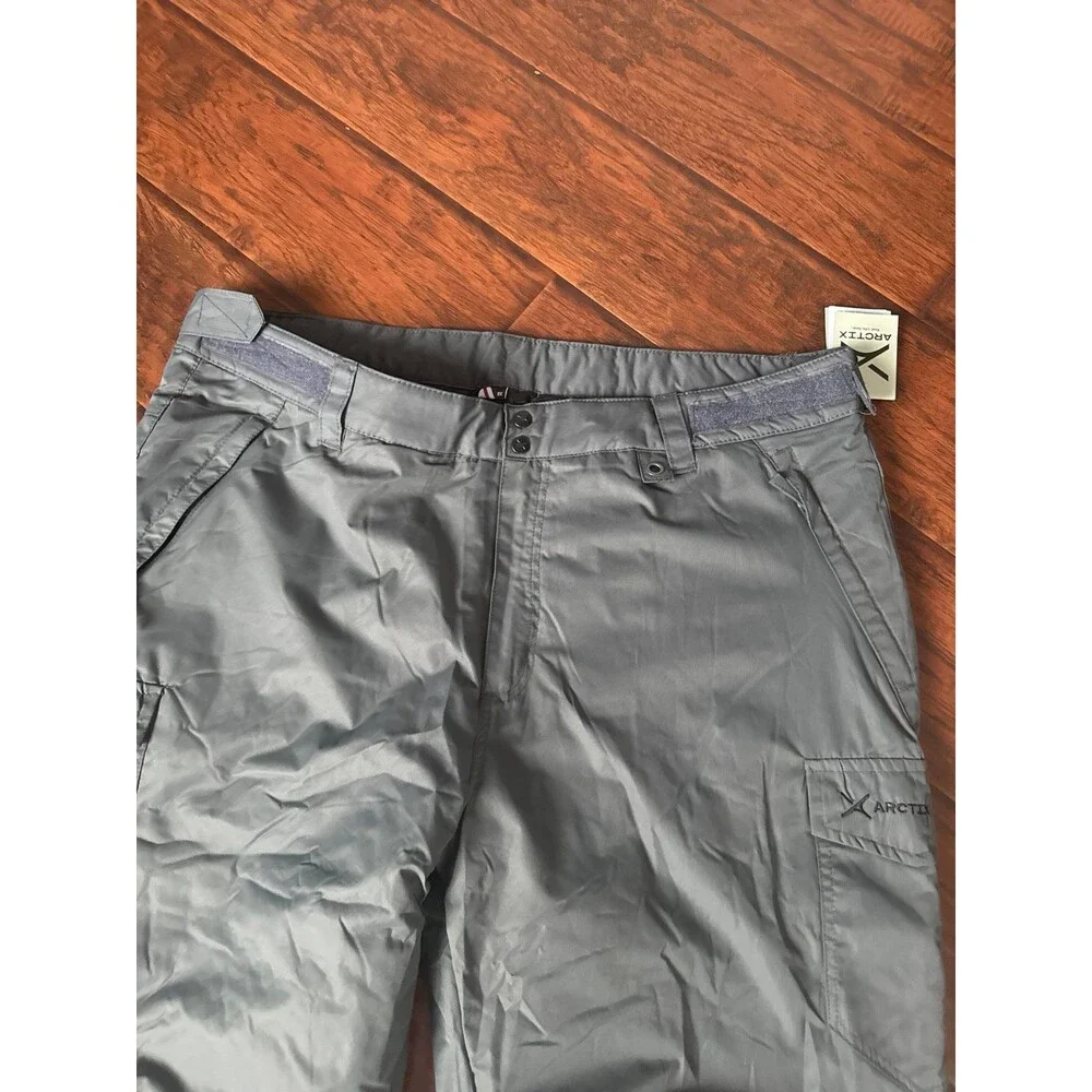Arctix Men’s 2XL Snow Ski Pants 44-46x30 Gray Insulated Winter Snowmobile